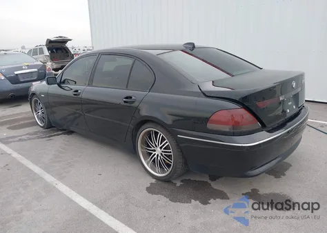 2004 BMW 745Li z USA, uszkodzony, nr VIN WBAGN63514DS51776